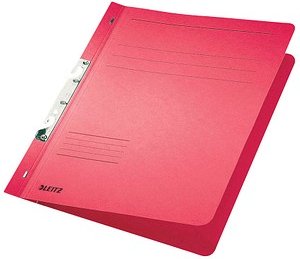 LEITZ Einhakhefter 3746 Karton rot DIN A4, 50 St.