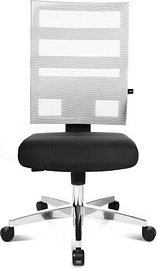 Topstar Bürostuhl X-Pander, 9590T203 Stoff schwarz, Gestell alu