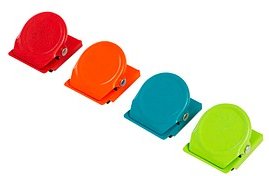 Thumbnail - ALLboards Magnet farbsortiert, Metall 3,5 x 3,0 cm, 4 St.