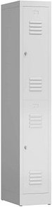 Thumbnail - ClassiX Spind lichtgrau X-520210, 2 Schließfächer 31,0 x 50,0 x 180,0 cm