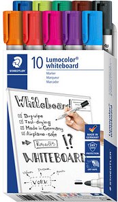 Thumbnail - STAEDTLER Whiteboard-Marker farbsortiert 2,0 mm, 10 St.