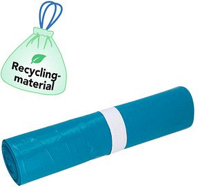 DEISS Müllbeutel 140,0 l blau 100 µm, 25 St.