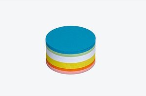 MAUL Moderationskarten farbsortiert Ø 9,5 cm, 250 St.