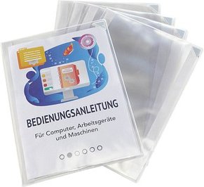 Thumbnail - tarifold Dokumentenhüllen selbstklebend Kang easy clic transparent A4, 5 St.