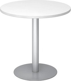 HAMMERBACHER Bistrotisch weiß 80,0 x 80,0 x 74,0 cm, 1 St.