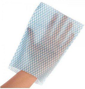 Thumbnail - HYGOSTAR unisex Einmalwaschlappen RAUTE weiß Einheitsgröße, 50 St.