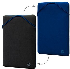 HP Laptophülle wendbar Kunstfaser blau, schwarz bis 39,6 cm (15,6 Zoll)