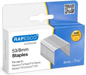 RAPESCO® Tackerklammern 53/8, 2.000 St.