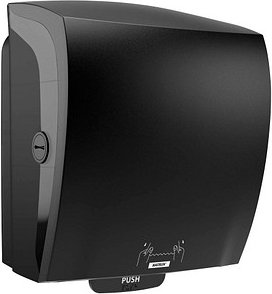 KATRIN Papierhandtuchspender System 82070 schwarz Kunststoff, 1 St.