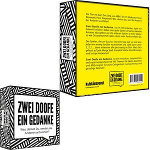 Thumbnail - kylskapspoesi Zwei Doofe ein Gedanke Kartenspiel, 1 St.
