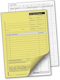 EICHNER Kfz-Auftrag Formulare, 1 Block