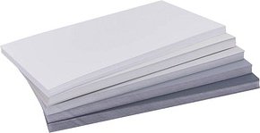 Thumbnail - magnetoplan Moderationskarten Grey farbsortiert 20,0 x 10,0 cm, 250 St.