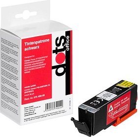 dots schwarz Druckerpatrone kompatibel zu Canon PGI-550 XL PGBK