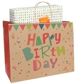 Thumbnail - Idena Geschenktüte Geburstag Motiv 12,0 x 26,0 cm, 1 St.