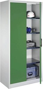 CP Metallschrank 08921-00 S10116 lichtgrau, rededagrün 93,0 x 50,0 x 195,0 cm, aufgebaut, 1 St.