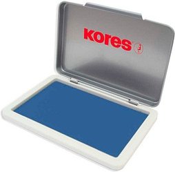 Kores® Stempelkissen METALLICA blau 11,0 x 7,0 cm, 1 St.