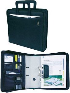 WEDO Konferenzmappe Kunstfaser DIN A4 schwarz