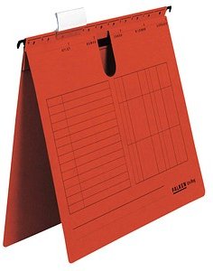 FALKEN Hängehefter UNIREG Karton rot 1 x kaufmännische Heftung, 25 St.