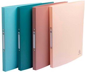 Exacompta Skandi Ringbücher 2-Ringe farbsortiert 2,0 cm DIN A4, 20 St.