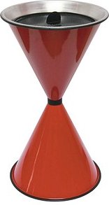 SZ Metall 29716 Standaschenbecher rot, 1 St.