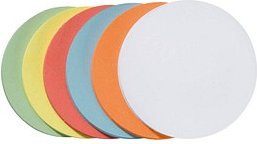 FRANKEN Moderationskarten farbsortiert Ø 19,5 cm, 250 Blatt