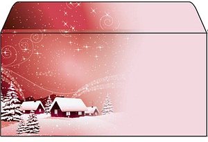 Thumbnail - SIGEL Weihnachtsbriefumschläge Silent Night DIN lang ohne Fenster