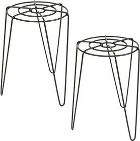 Thumbnail - WAGNER® design yourself Pflanzenständer GH 0540 Metall schwarz rund 26,0 x 40,0 cm, 2 St.