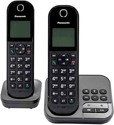 Thumbnail - Panasonic KX-TGC422GB Duo Schnurloses Telefon-Set mit Anrufbeantworter schwarz