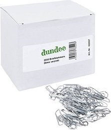 dundee Büroklammern silber glanzverzinkt, 2.000 St.