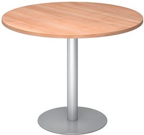 HAMMERBACHER Bistrotisch rund Spanplatte nussbaum 100,0 x 100,0 x 74,0 cm, 1 St.