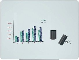 Thumbnail - Bi-Office Glas-Magnettafel 150,0 x 120,0 cm weiß