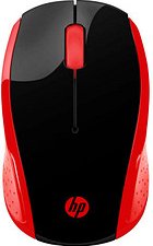 HP 200 Maus kabellos rot