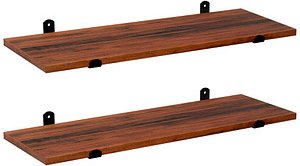 SONGMICS Wandregale-Set braun, schwarz 60,0 x 20,0 x 7,0 cm, 1 St.