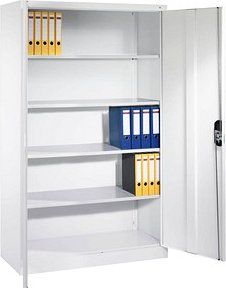 CP Metallschrank C 2000 Acurado 9480-000 S10832 verkehrsweiß 4 Fachböden 120,0 x 50,0 x 195,0 cm, aufgebaut, 1 St.