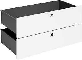 viasit System4 Schubladen weiß 75,0 x 37,5 x 37,5 cm