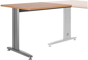 rocada Anbautisch METAL grau/eiche rechteckig 100,0 x 60,0 x 72,0 cm