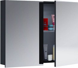 Thumbnail - VCM my bath Spiegelschrank VCB 1 914461 schwarz 80,0 x 12,0 x 59,2 cm