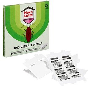Nexa Lotte® Ungeziefer-Klebefallen weiß, 2 St.