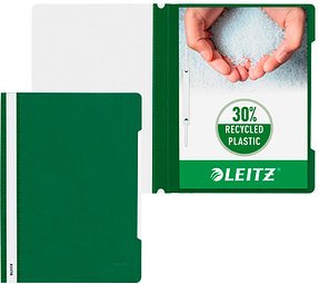 AKTION: LEITZ Schnellhefter 4191 Kunststoff grün DIN A4, 1 St. mit Prämie nach Registrierung