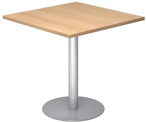 HAMMERBACHER Bistrotisch eiche 80,0 x 80,0 x 74,5 cm