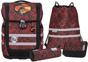 Thumbnail - Mc®Neill Schulranzen-Set COMPACTO ZACK Kunstfaser rot