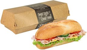 PAPSTAR Burger-Boxen Good Food 21,0 x 6,2 cm, 50 St.