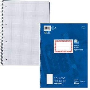 Ursus Collegeblock OE kariert DIN A4 Innenrand, 1 Block