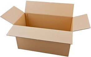 Nestler Wellpapp-Faltkartons 1-wellig braun 56,0 x 29,0 x 31,7 cm Außenmaß, 20 St.