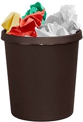 Thumbnail - helit Papierkorb 18,0 l braun, 1 St.