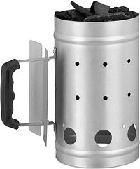 relaxdays Anzündkamin silber 16,0 cm