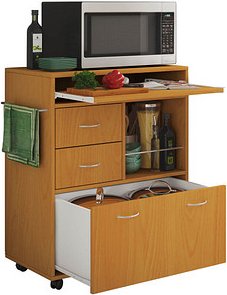 VCM my home Servierwagen Kicha buche 70,0 x 40,0 x 86,0 cm