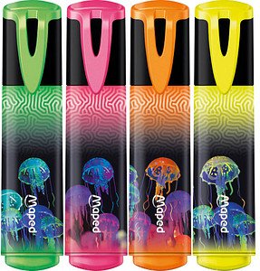 Thumbnail - maped Deepsea Paradise Textmarker farbsortiert, 4 St.