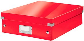 AKTION: LEITZ Click & Store Aufbewahrungsbox 900 Blatt rot 28,0 x 37,0 x 10,0 cm, 1 St. mit Prämie nach Registrierung