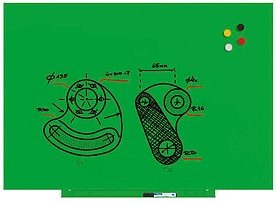 rocada Whiteboard Skinwhiteboard 75,0 x 115,0 cm grün Stahl